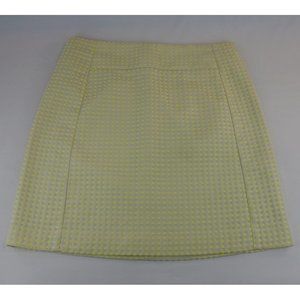 Ann Taylor Loft Yellow Polka Dot Mini Skirt - NWT
